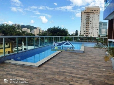 Apartamento com 2 dormitórios, 2 vagas à venda, 82 m² por r$ 650.000 - canto do forte - praia grande/sp