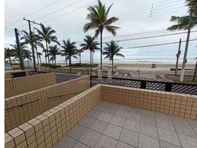 Apartamento mobilado frente mar jardim real praia grande -sp