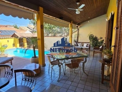 Casa à venda, 5 quartos, 4 suítes, 4 vagas, são francisco - niterói/rj