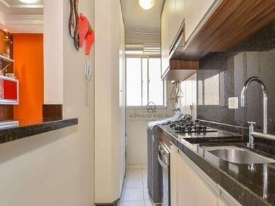 Apartamento com 2 dormitórios à venda, 45 m² por r$ 260.000,00 - pinheirinho - curitiba/pr