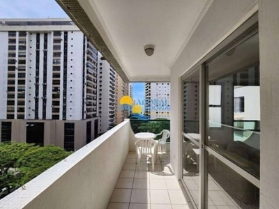 Apartamento com 3 dormitórios à venda, 100 m² por r$ 750.000,00 - pitangueiras - guarujá/sp