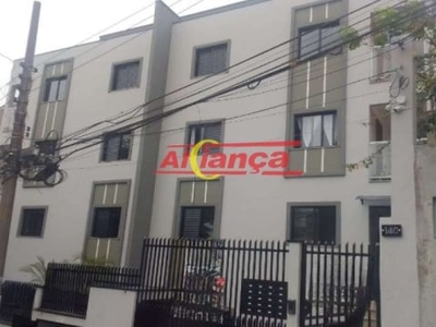 Apartamento para alugar com 1 quarto, quintal , centro - guarulhos por r$: 1.370,00