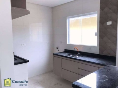 Casa com 2 dormitórios para alugar, 40 m² por r$ 2.100/mês - aviação - praia grande/sp