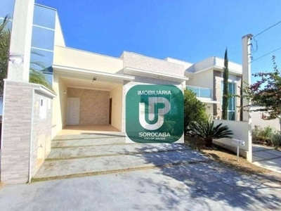 Casa com 3 dormitórios para alugar, 126 m² por r$ 4.910,00/mês - jardim villagio milano - sorocaba/sp