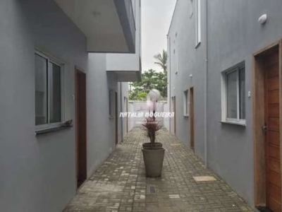 Casa em condomínio fechado com 2 quartos à venda na avenida são joão, vila atlântica, mongaguá, 85 m2 por r$ 389.000
