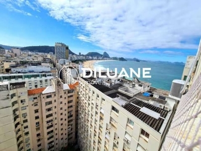 Cobertura com 7 quartos à venda na avenida atlântica, copacabana, rio de janeiro, 400 m2 por r$ 4.449.000
