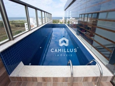 Cobertura vista mar com 1 dormitório à venda, 52 m² por r$ 999.000 - campeche - florianópolis/sc