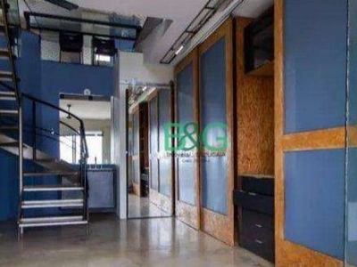 Loft com 1 dormitório à venda, 110 m² por r$ 999.000,00 - vila madalena - são paulo/sp