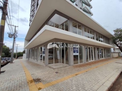 Sala comercial de esquina para locação, centro, toledo - pr, com pé direito alto