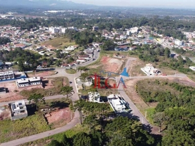Terreno à venda, 363 m² por r$ 266.700,00 - campo do funco - quatro barras/pr