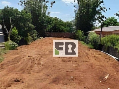 Terreno à venda, 484 m²- passo do feijó - alvorada/rs