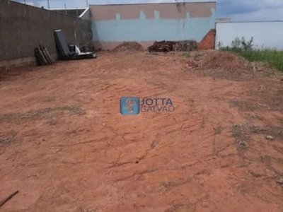 Terreno à venda com 420m² no bairro bom retiro em paulínia