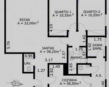 ALBATROZ - ITAIM BIBI - Venda - 92 m² - 2 Quartos - 1 Vaga