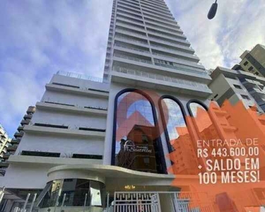 Apartamento com 3 dormitórios à venda, 125 m² por R$ 954.000,00 - Canto do Forte - Praia G