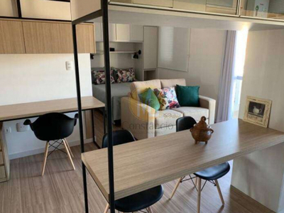 Apartamento Loft - 1 Dormitório - 32 m² - Jardim Aquarius