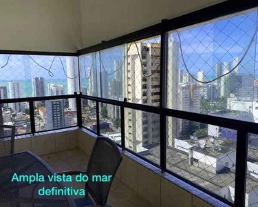 Apartamento para venda possui 224 metros quadrados com 4 quartos em Boa Viagem - Recife