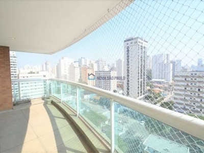 Apartamento alto padrão,1por andar,225m² varanda, moema,3 suítes, 4 vag