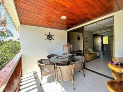 Flat com 2 dormitórios à venda, 60 m² por r$ 950.000,00 - praia muro alto - ipojuca/pe