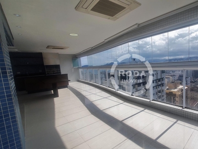 Apartamento de alto padrão com vista mar a venda em Santos, localizado no bairro da Aparecida!