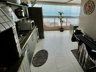 Apartamento em Campo da Aviação, Praia Grande/SP de 130m² 3 quartos à venda por R$ 849.000,00