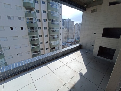 Apartamento em Campo da Aviação, Praia Grande/SP de 77m² 2 quartos à venda por R$ 500.000,00