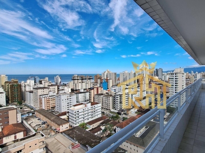 Apartamento em Canto do Forte, Praia Grande/SP de 140m² 3 quartos à venda por R$ 990.000,00