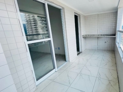 Apartamento em Vila Caiçara, Praia Grande/SP de 67m² 2 quartos à venda por R$ 449.000,00