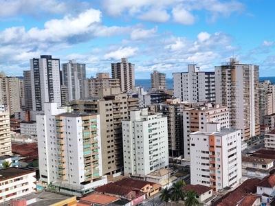 Apartamento em Vila Tupi, Praia Grande/SP de 57m² 1 quartos à venda por R$ 309.000,00