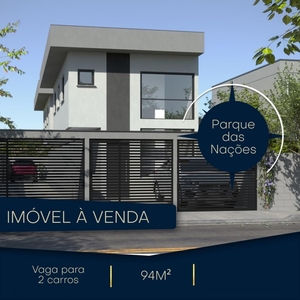 Sobrado em Parque das Nações, Santo André/SP de 94m² 3 quartos à venda por R$ 659.000,00