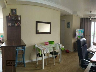 Apartamento com 2 dormitórios para alugar, 51 m² por - Vila São Pedro - Hortolândia/SP