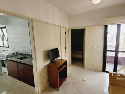 Apartamento com 1 dormitório para locação, mobiliado, anhangabaú - jundiaí/sp