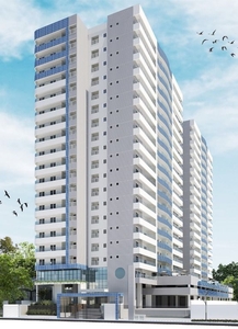 Apartamento em Cidade Ocian, Praia Grande/SP de 80m² 2 quartos à venda por R$ 386.000,00