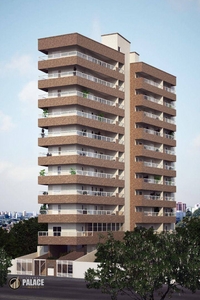 Apartamento em Vila Guilhermina, Praia Grande/SP de 50m² 1 quartos à venda por R$ 415.000,00