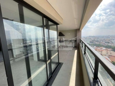 Belíssimo apartamento duplex com 3 suítes para locação, 326m² - bairro campestre, santo andré/sp.