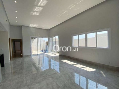 Casa com 3 dormitórios à venda, 169 m² por r$ 1.200.000,00 - jardins porto - senador canedo/go