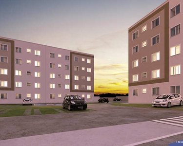 Apartamento Garden, 2 dormitórios, 1 banheiros, 1 vaga na garagem, 61M² de Área Construída