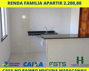 Casa para venda com 77 metros quadrados com 2 quartos em Mucunã - Maracanaú - CE