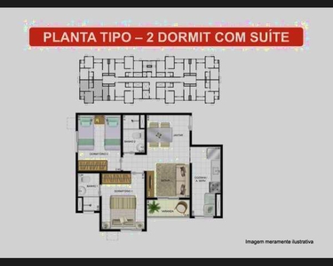Costa Araçagy Condomínio Clube | 45m²