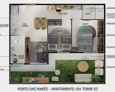 Lancamento Apartamento Porto Das Mares Na Barra Do Ceara n°:A minha casa é composta pelas