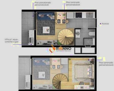 Loft 1 dormitório com vaga, 37,86 m² no bairro Ecoville