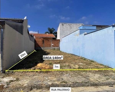 Terreno - Residencial Santa Paula - Jacareí-140m2 -R$155.000