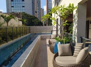 Apartamento com 1 dormitório para alugar, 39 m² por r$ 5.479,87/mês - moema pássaros - são paulo/sp