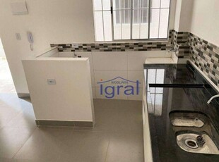 Casa com 1 dormitório para alugar, 30 m² por r$ 1.300,01/mês - vila santa luzia - são bernardo do campo/sp