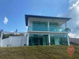 Casa com 3 dormitórios, 200 m² - venda por r$ 1.060.000,00 ou aluguel por r$ 5.000,00/mês - condomínio quintas do rio manso - brumadinho/mg