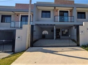 Casa com 3 quartos à venda na rua pedro mascarenhas ribas, 183, jardim carvalho, ponta grossa, 112 m2 por r$ 480.000