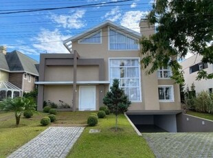 Casa com 4 suítes, 610 m² - venda por r$ 4.200.000 ou aluguel por r$ 19.800/mês - alphaville graciosa - pinhais/pr