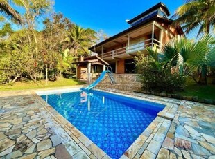 Casa em condomínio fechado com 3 quartos à venda em toninhas, ubatuba , 440 m2 por r$ 1.800.000