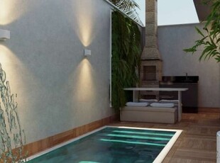 Casas em condomínio com piscina e churrasqueira 650m mar! itanhaém/sp