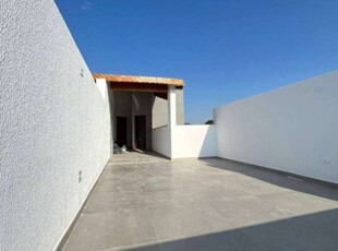 Cobertura com 2 dormitórios à venda, 100 m² por r$ 455.000,00 - vila camilópolis - santo andré/sp