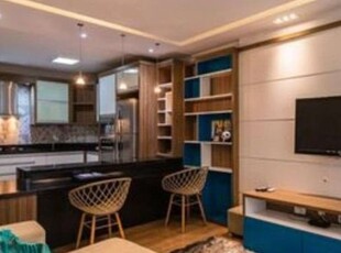 Flat com 1 dormitório à venda, 57 m² por r$ 620.000 - alphaville industrial - barueri/sp